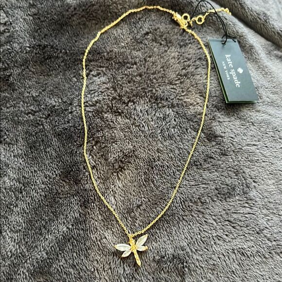 Kate Spade Gold Dragonfly Necklace U - Picture 1 of 7